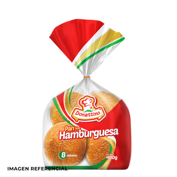 Pan tipo Hamburguesa Donattino 8 und.