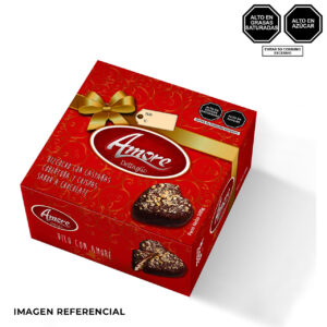 Bizcocho bañado en chocolate Amore Dettaglio 500 g.
