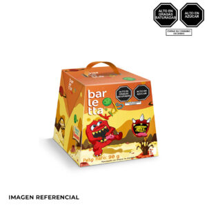 Paneton con chispas sabor a chocolate Barletta Kids caja 90 g.