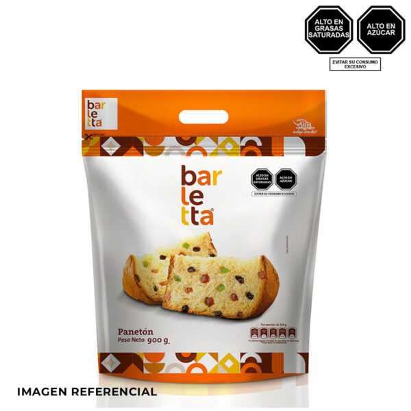 Paneton Tradicional Barletta Zipper bag 900 g.