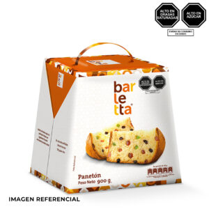 Paneton Tradicional Barletta Caja 900 g.